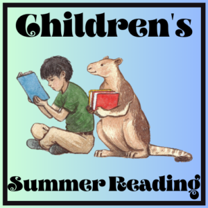 children's summer reading program button